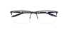 Curouse Gunmetal MetalEyeglass Frames for Glasses Direct, Closed View
