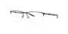 Curouse Gunmetal MetalEyeglass Frames for Glasses Direct, Angle View