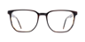 NINETEEN Brown AcetateEyeglass Frames for Glasses Direct, Front View