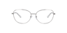 Maya Silver MetalEyeglass Frames for Glasses Direct, Front View