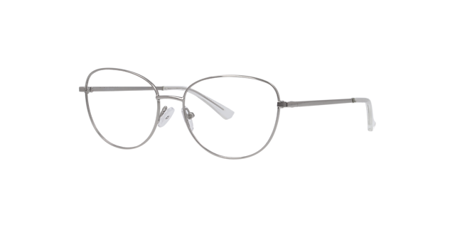 Maya Silver MetalEyeglass Frames for Glasses Direct, Angle View