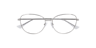 Maya Silver MetalEyeglass Frames for Glasses Direct, Closed View