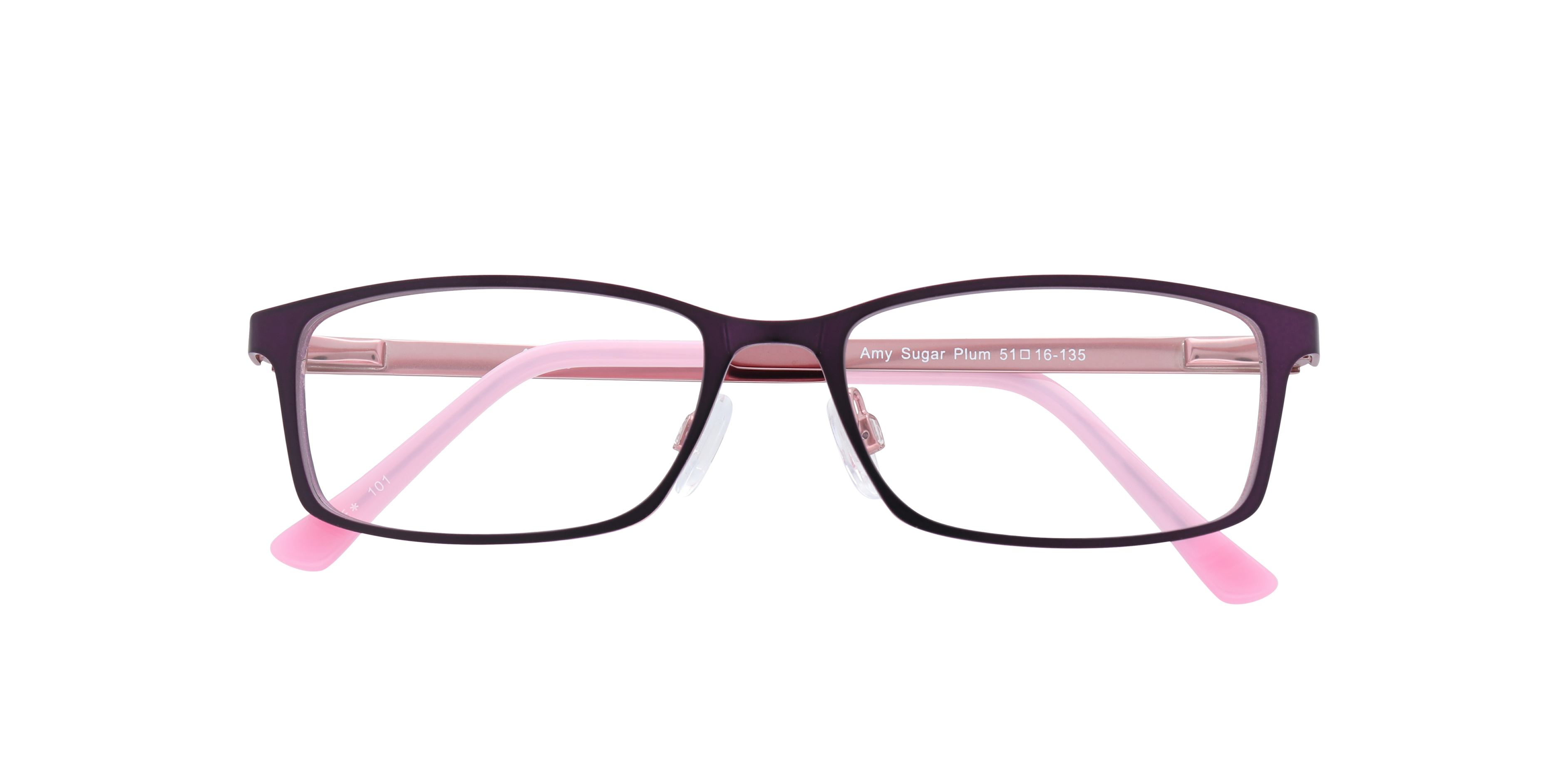 Amy Sugar Plum MetalEyeglass Frames for Glasses Direct, Closed View
