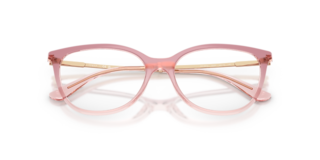 VO5673 Gradient Pink & Transparent Pink PlasticEyeglass Frames for Glasses Direct, Closed View