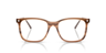 RB5446 Striped Brown AcetateEyeglass Frames for Glasses Direct, Front View
