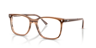 RB5446 Striped Brown AcetateEyeglass Frames for Glasses Direct, Angle View
