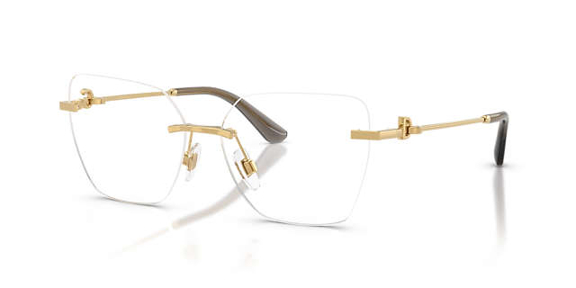 DG1363 Gold MetalEyeglass Frames for Glasses Direct, Angle View