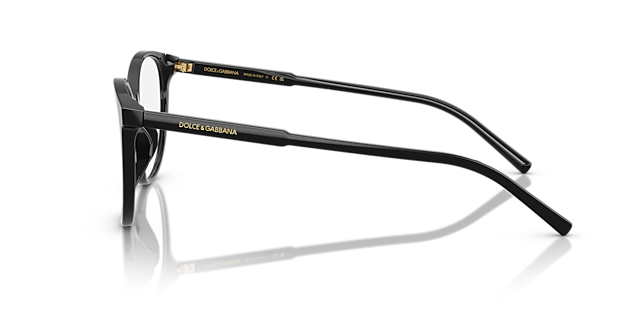 DG3425 Black AcetateEyeglass Frames for Glasses Direct, Side View