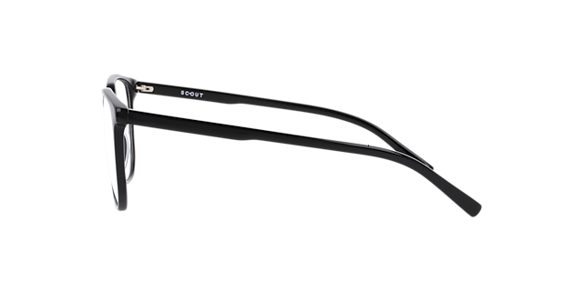 Milton Black AcetateEyeglass Frames for Glasses Direct, Side View