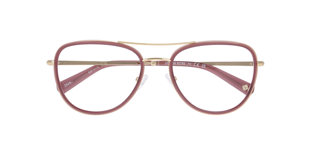 Northolt Milky Purple & Gold MetalEyeglass Frames for Glasses Direct, Closed View