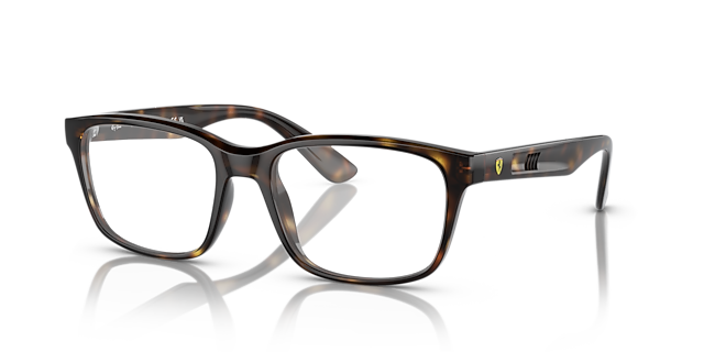 RB7221M Havana PlasticEyeglass Frames for Glasses Direct, Angle View