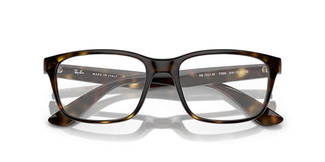 RB7221M Havana PlasticEyeglass Frames for Glasses Direct, Closed View