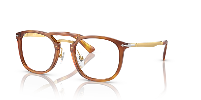 PO3265V Terra Di Siena AcetateEyeglass Frames for Glasses Direct, Angle View