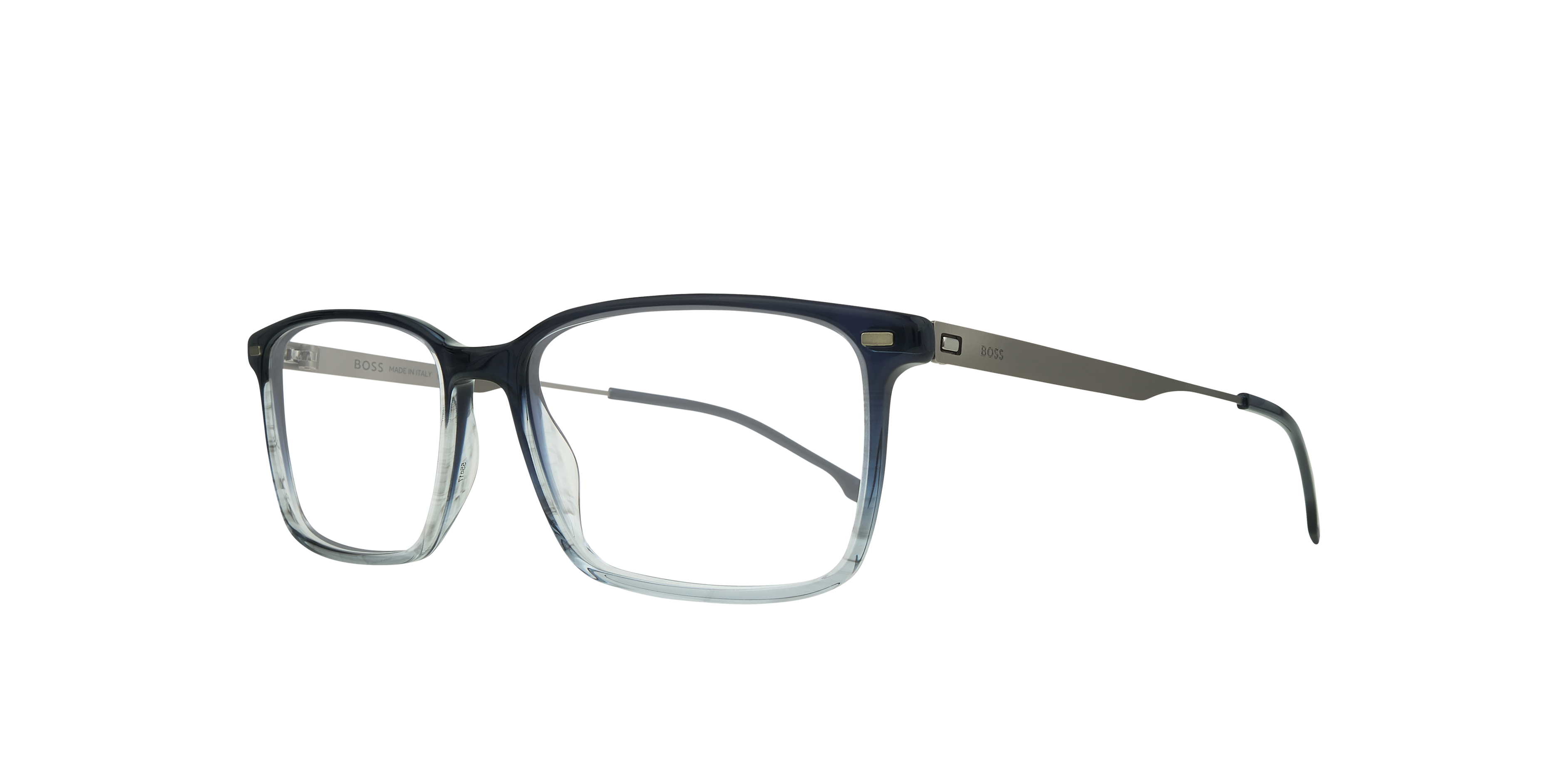 BOSS 1643 Blue AcetateEyeglass Frames for Glasses Direct, Angle View