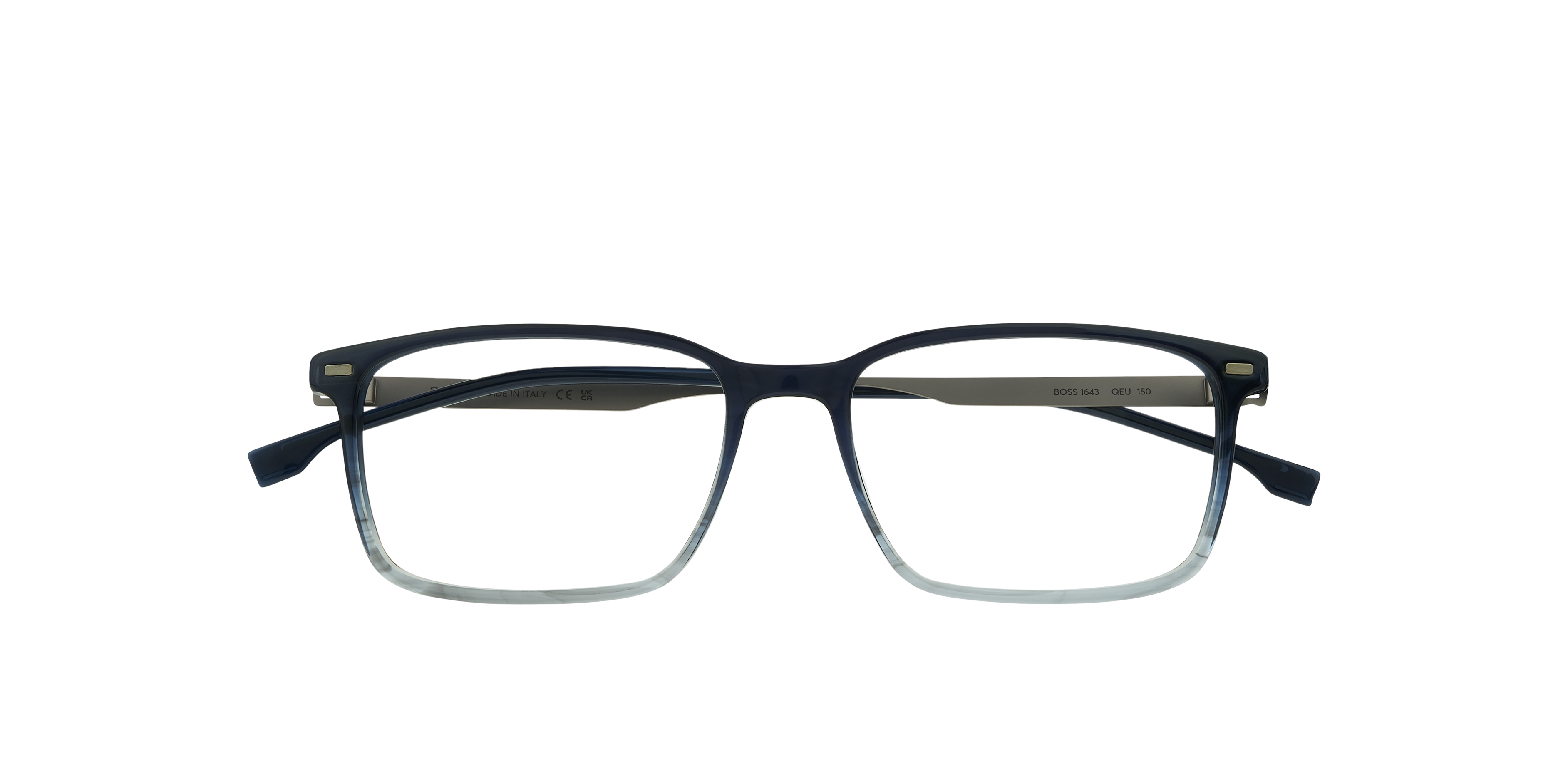 BOSS 1643 Blue AcetateEyeglass Frames for Glasses Direct, Closed View