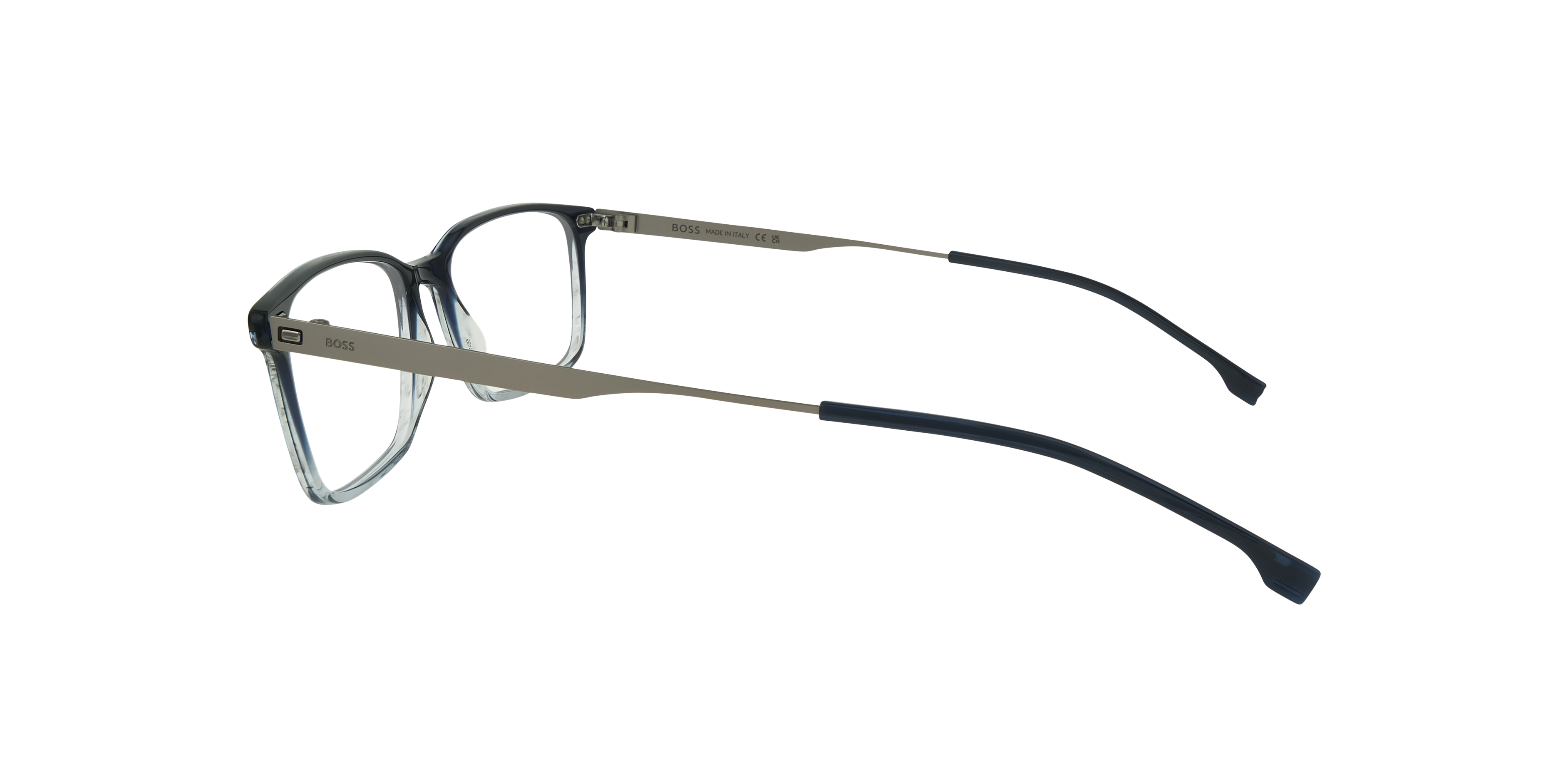 BOSS 1643 Blue AcetateEyeglass Frames for Glasses Direct, Side View