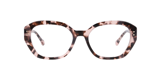 Neil Havana Pink AcetateEyeglass Frames for Glasses Direct, Front View