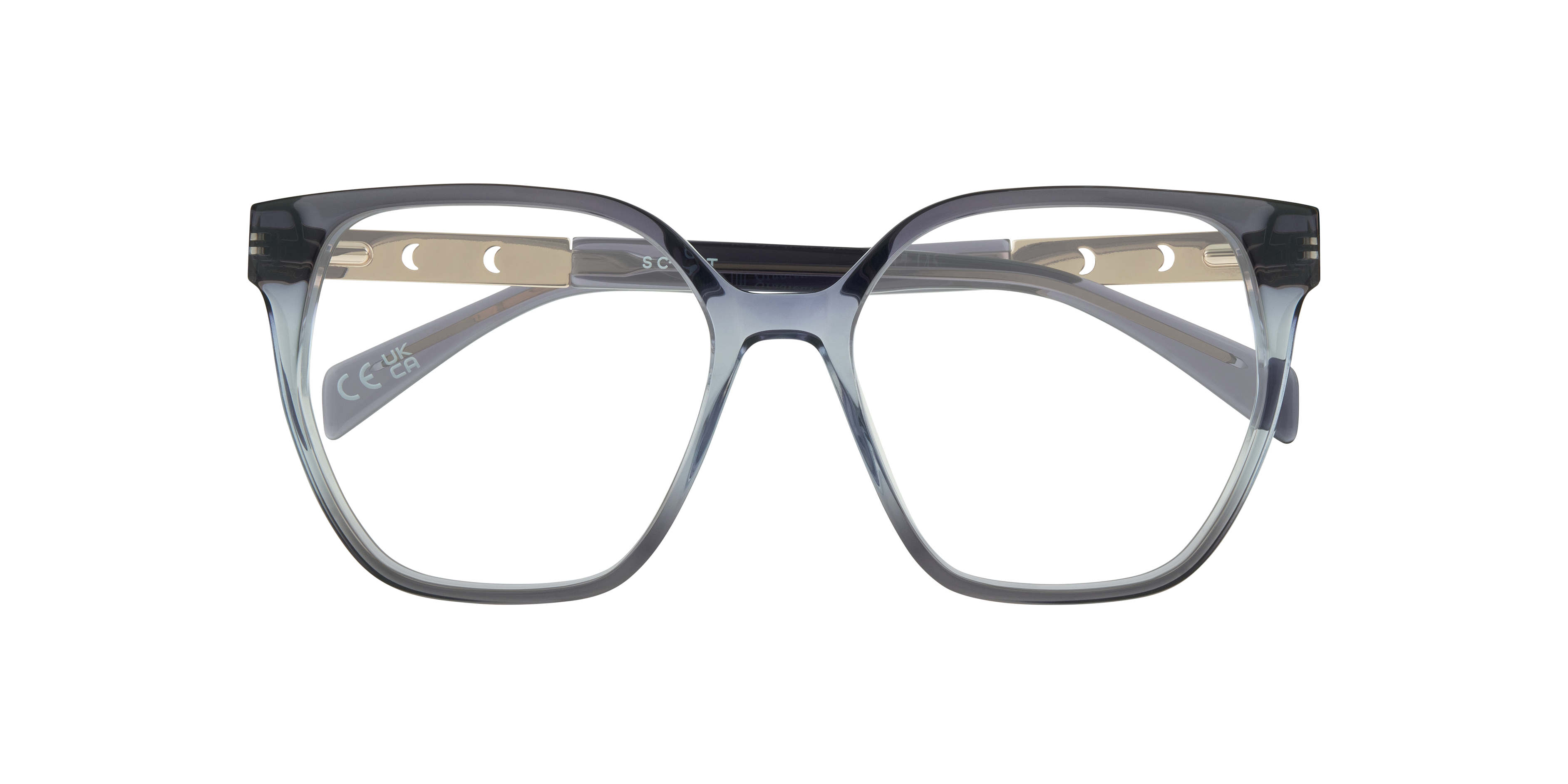 Glasses Direct ™ -Kim Square Gradient Blue Glasses for Women