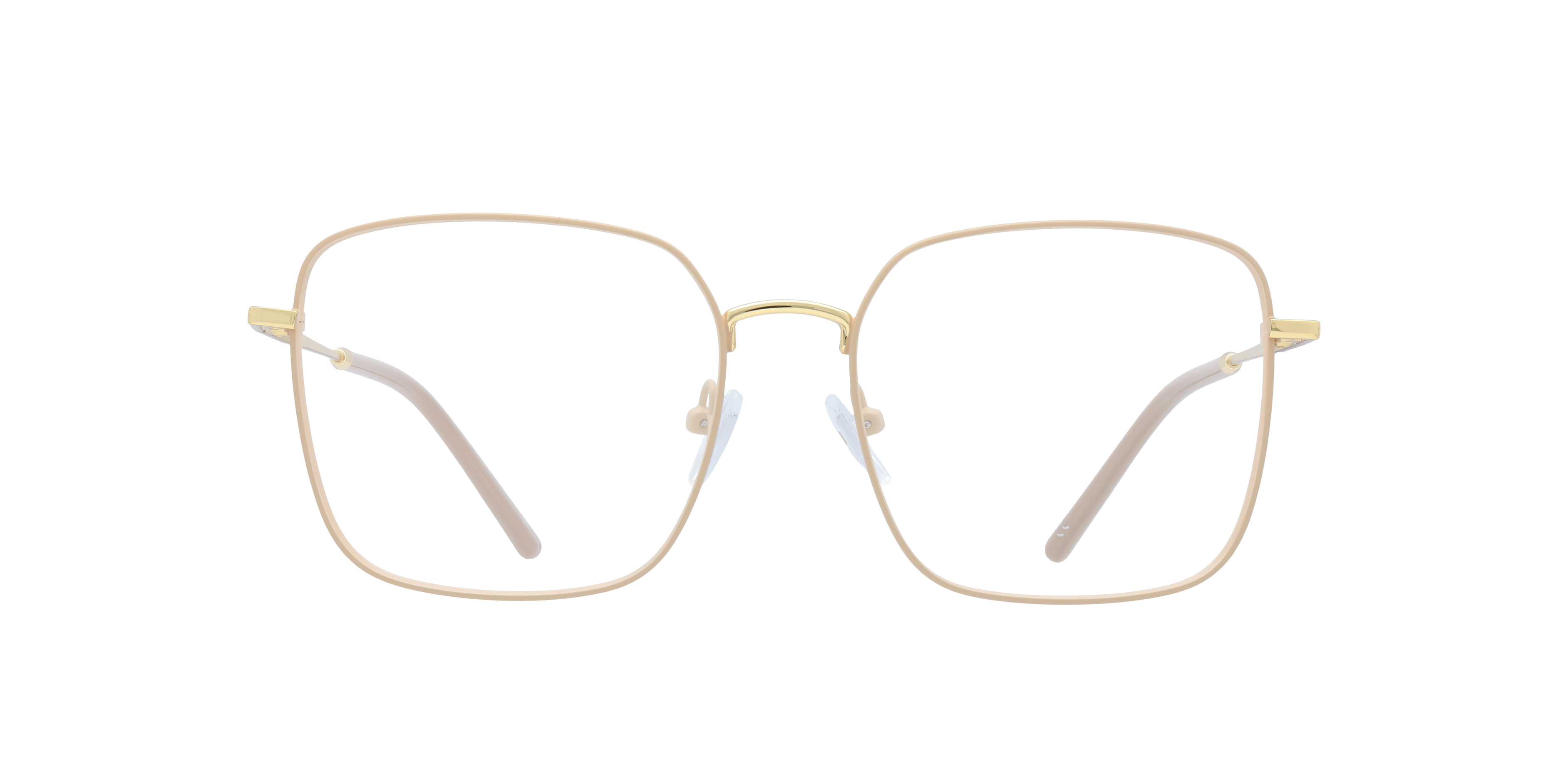 Venezia Cream MetalEyeglass Frames for Glasses Direct, Front View
