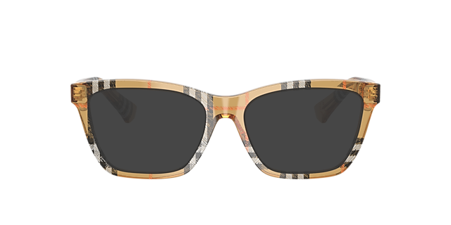 BE2440 Check Sand AcetateEyeglass Frames for Glasses Direct, with Tinted Lenses