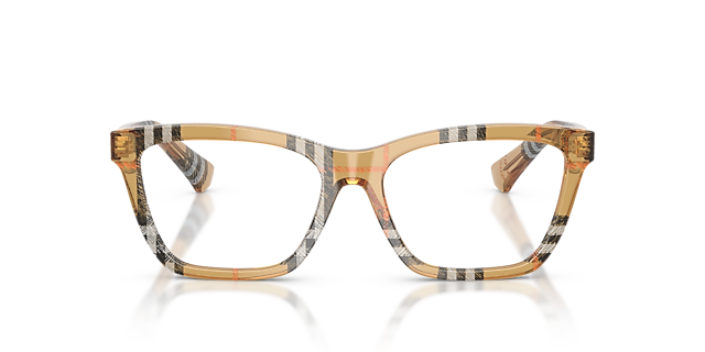 BE2440 Check Sand AcetateEyeglass Frames for Glasses Direct, Front View