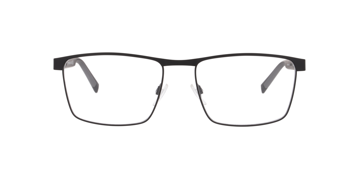 Tommy Hilfiger Men's Black Rectangle Metal Eyeglasses Online - Full Rim - Th 2196
