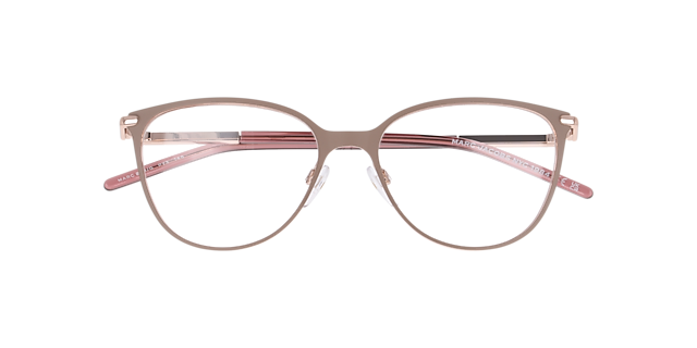 MARC 869/G Gold Dark MetalEyeglass Frames for Glasses Direct, Closed View