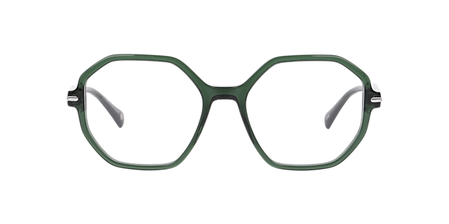 New Barnet Transparent Green AcetateEyeglass Frames for Glasses Direct, Front View