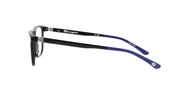 Cuslam Black AcetateEyeglass Frames for Glasses Direct, Side View