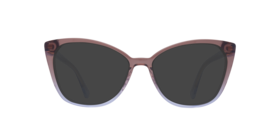 Zahra Brown Blue Acetate Eyeglass Frames from Glasses Direct