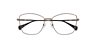 Merton Brown MetalEyeglass Frames for Glasses Direct, Closed View