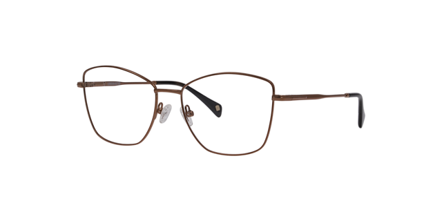 Merton Brown MetalEyeglass Frames for Glasses Direct, Angle View