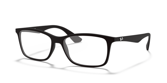 RB7047 Black PlasticEyeglass Frames for Glasses Direct, Angle View
