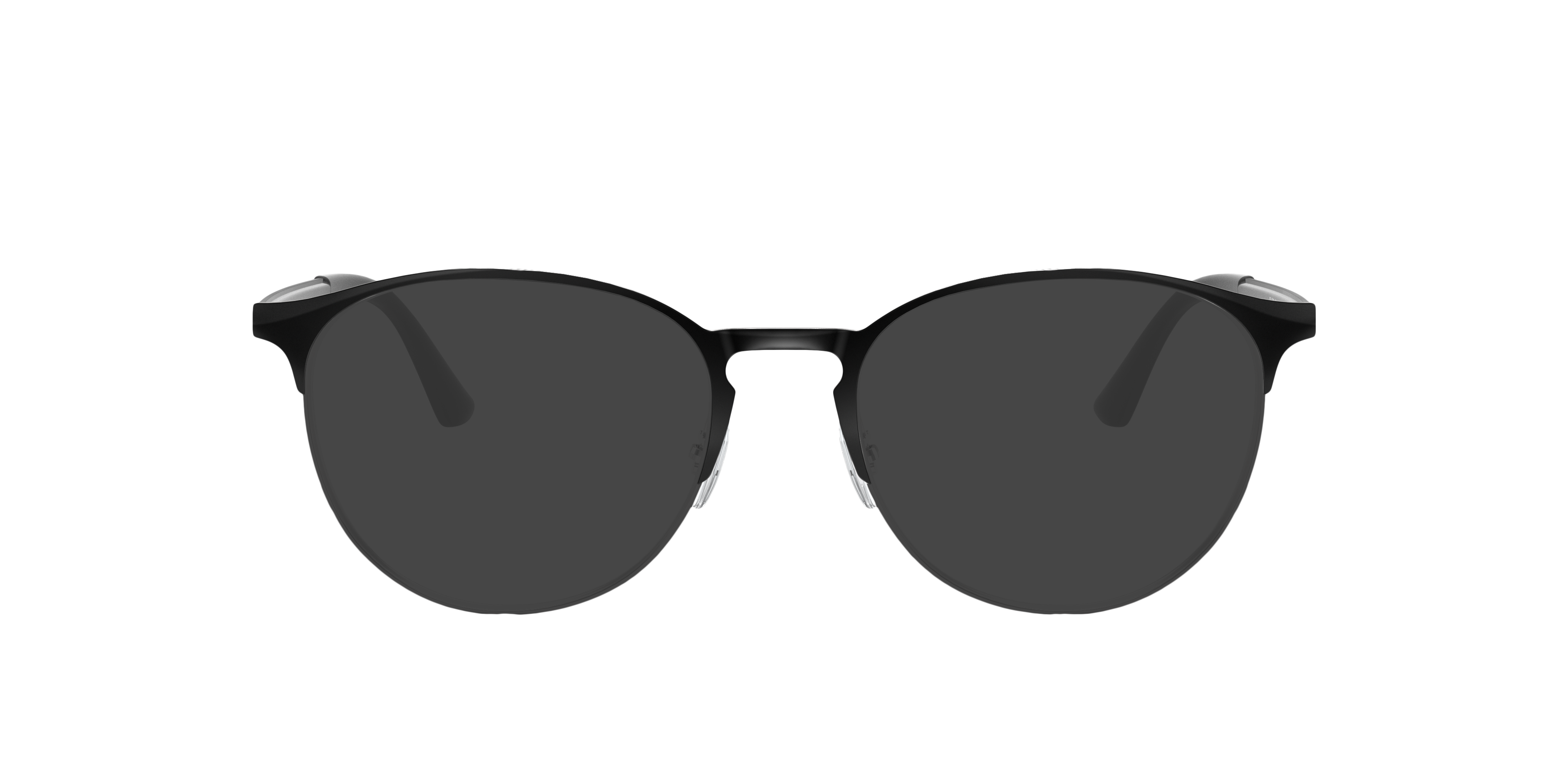 RB6375 Black On Silver MetalEyeglass Frames for Glasses Direct, with Tinted Lenses
