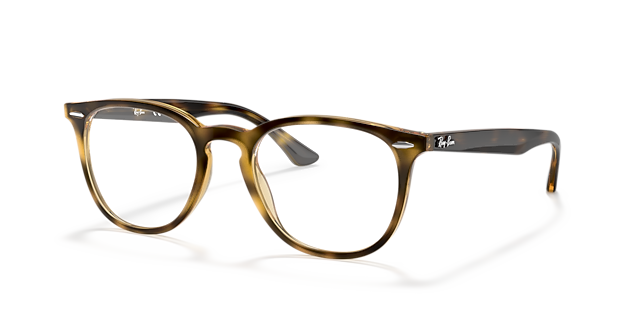 RB7159 Havana PlasticEyeglass Frames for Glasses Direct, Angle View