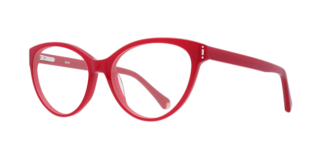 Greta Burgundy AcetateEyeglass Frames for Glasses Direct, Angle View