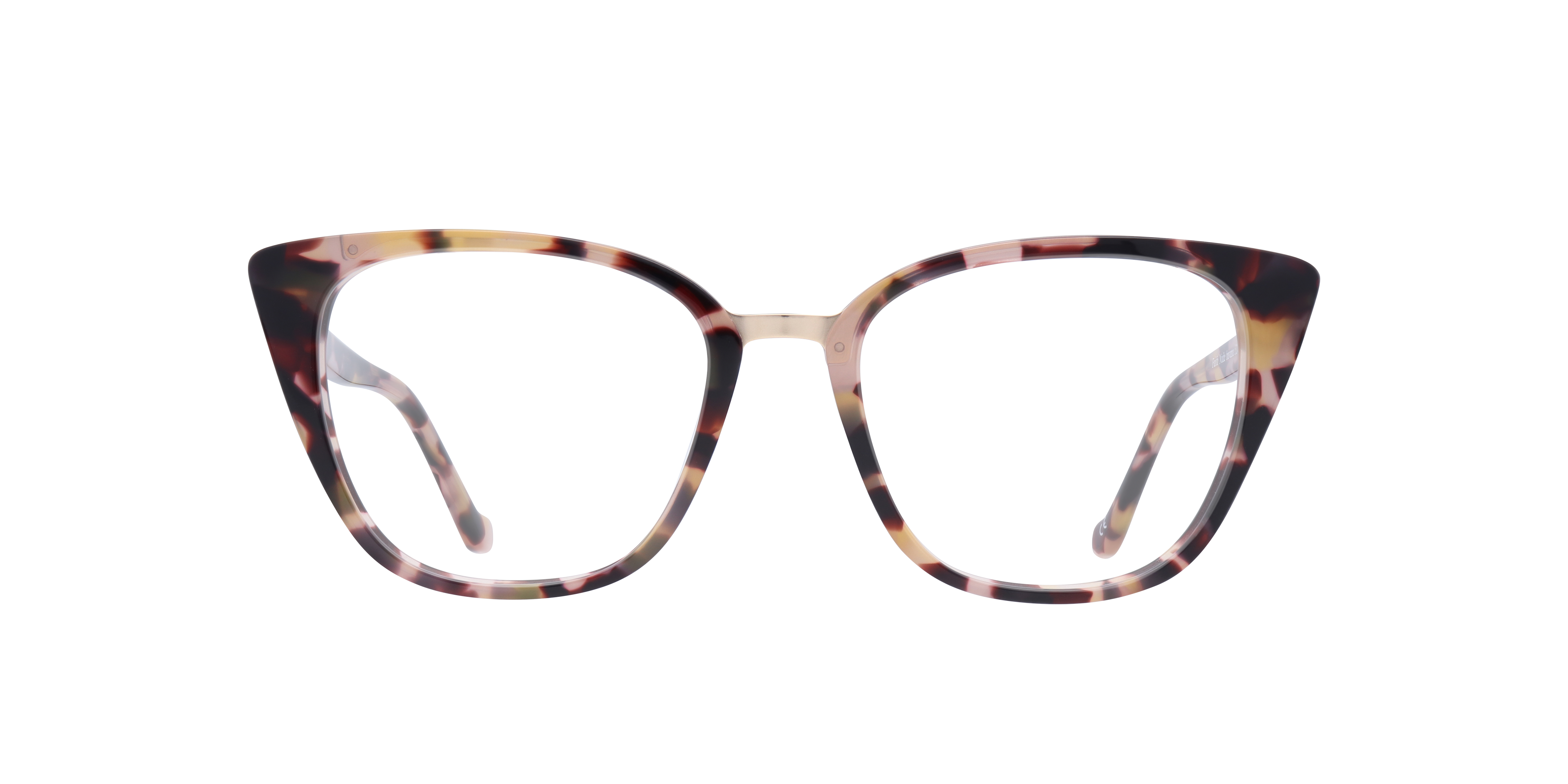 Faith Nude Havana AcetateEyeglass Frames for Glasses Direct, Front View