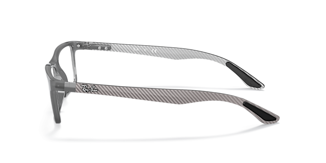 RB8901 Grey PlasticEyeglass Frames for Glasses Direct, Side View