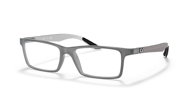 RB8901 Grey PlasticEyeglass Frames for Glasses Direct, Angle View