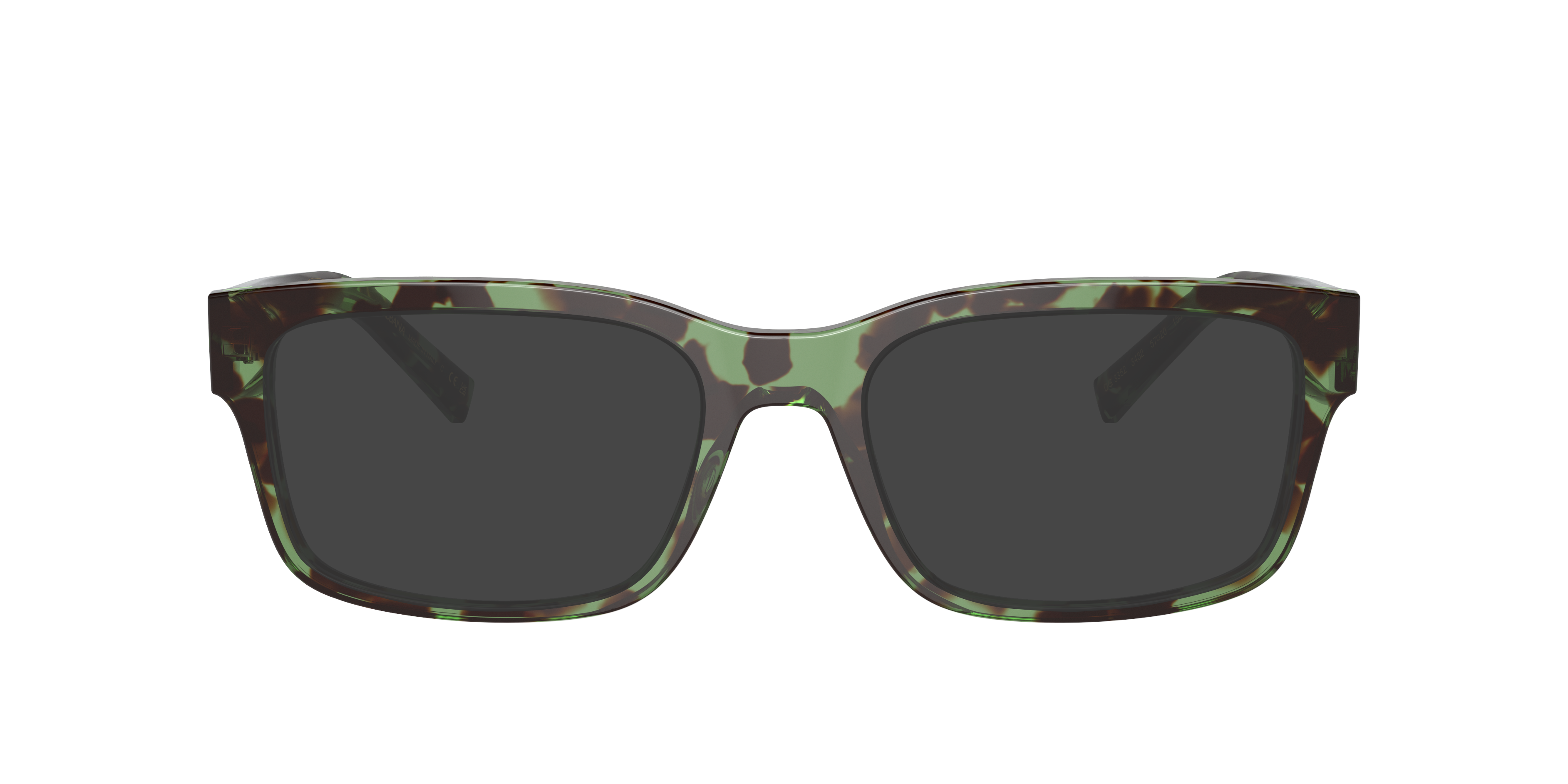 DG3352 Havana Green AcetateEyeglass Frames for Glasses Direct, with Tinted Lenses