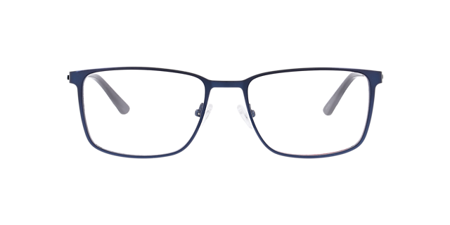 Nb4186 Blue Matte MetalEyeglass Frames for Glasses Direct, Front View