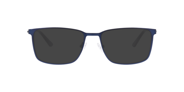 Nb4186 Blue Matte MetalEyeglass Frames for Glasses Direct, with Tinted Lenses