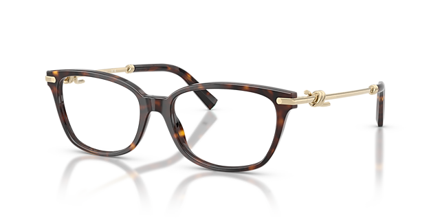 TF2281 Havana AcetateEyeglass Frames for Glasses Direct, Angle View