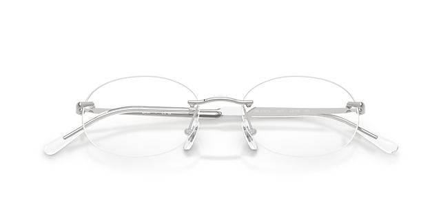 RB3767V Silver MetalEyeglass Frames for Glasses Direct, Closed View