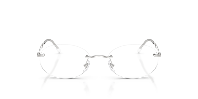 RB3767V Silver MetalEyeglass Frames for Glasses Direct, Front View