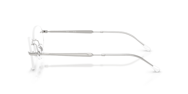 RB3767V Silver MetalEyeglass Frames for Glasses Direct, Side View