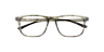 Cuslam Green AcetateEyeglass Frames for Glasses Direct, Closed View