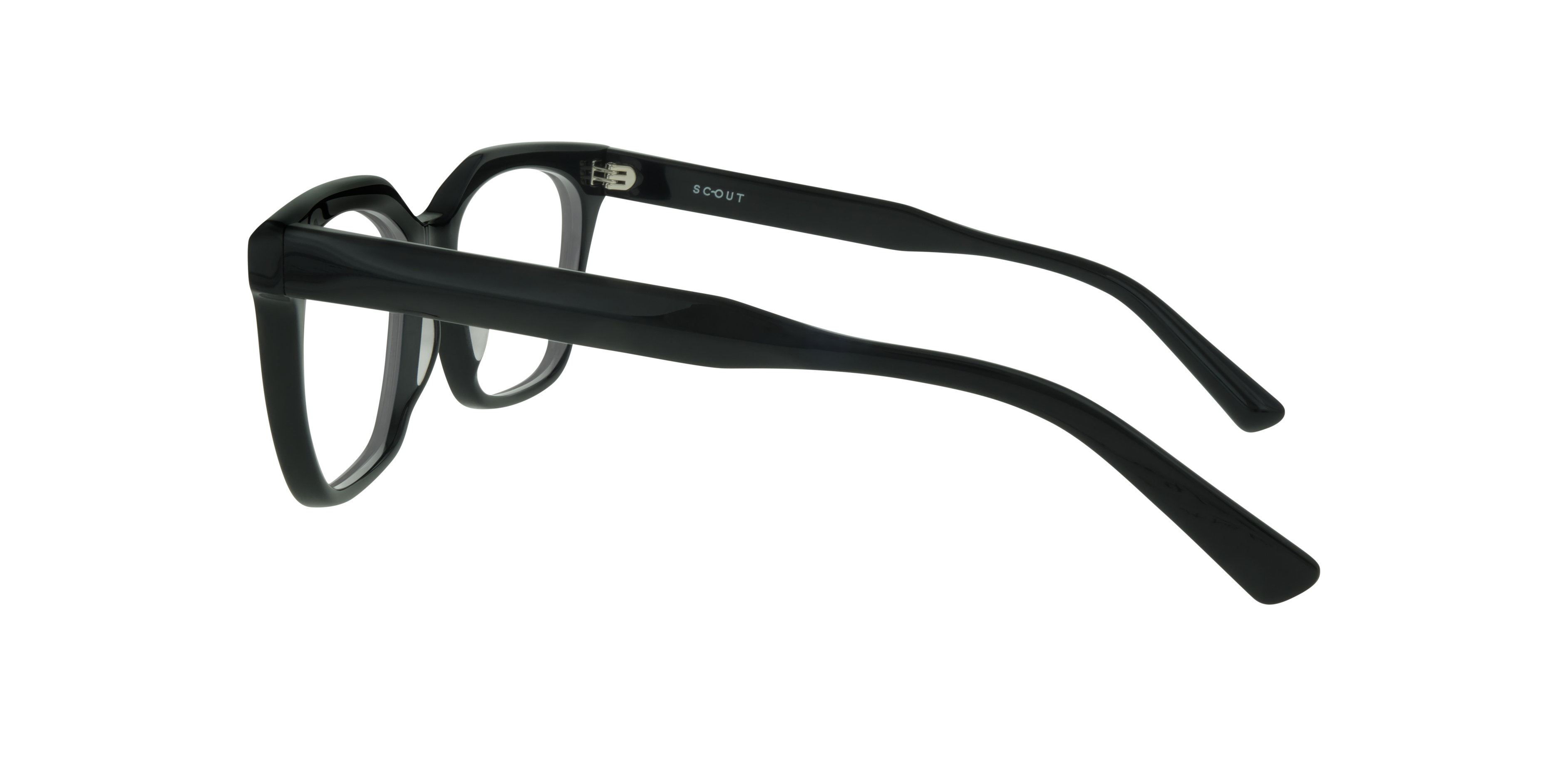 Kiki Black AcetateEyeglass Frames for Glasses Direct, Side View