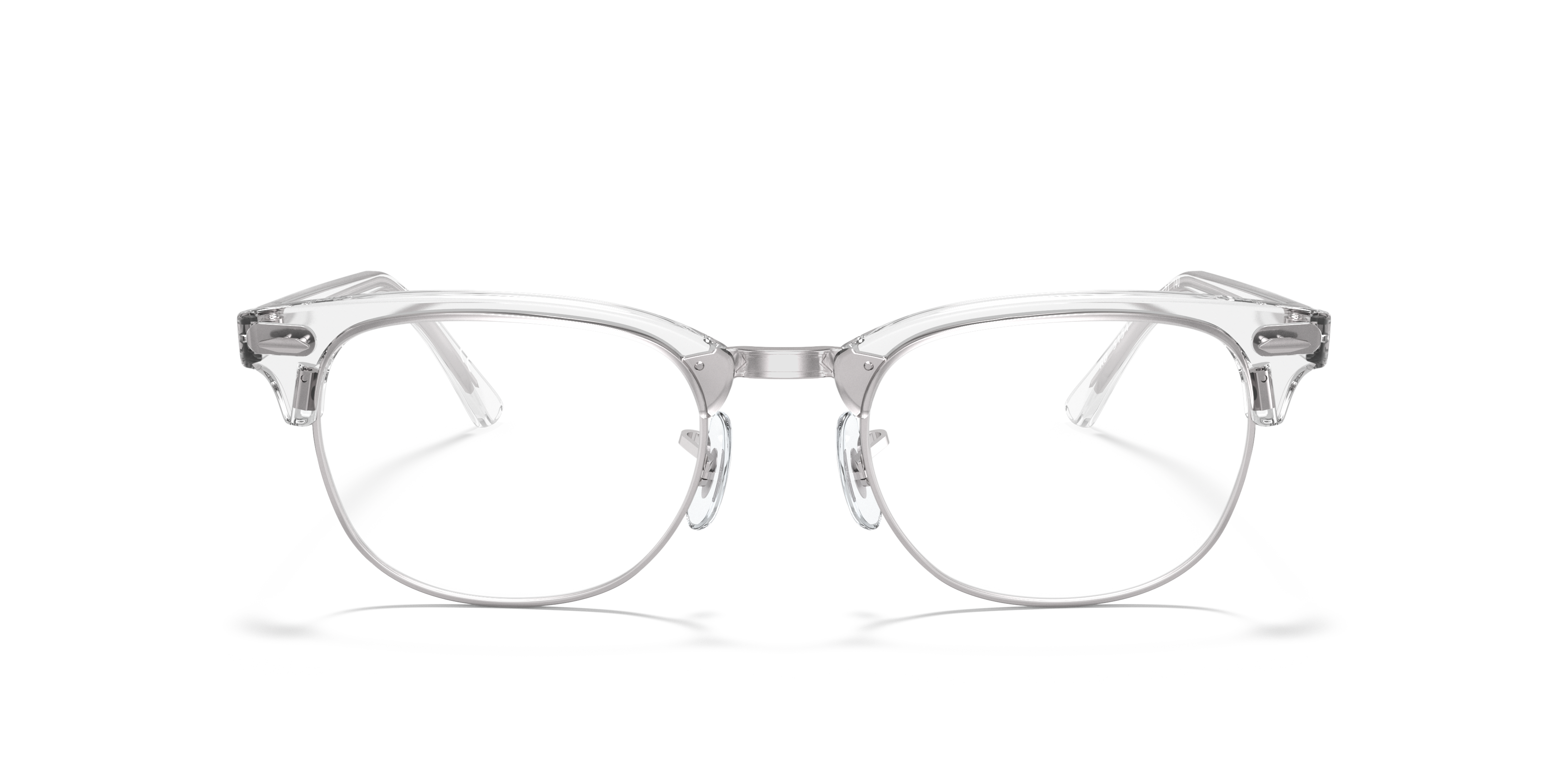 RB5154 White Transparent AcetateEyeglass Frames for Glasses Direct, Front View