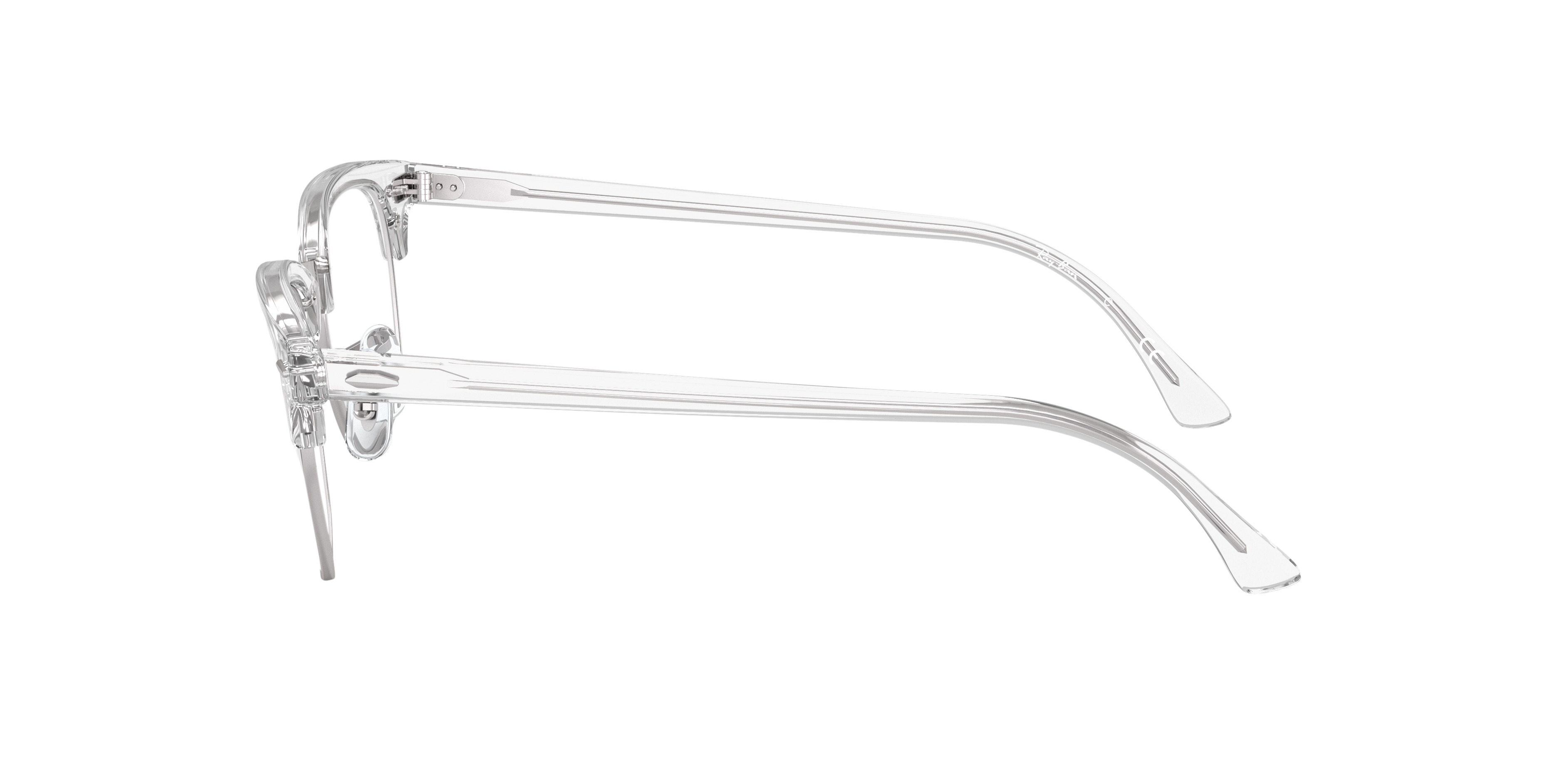 RB5154 White Transparent AcetateEyeglass Frames for Glasses Direct, Side View